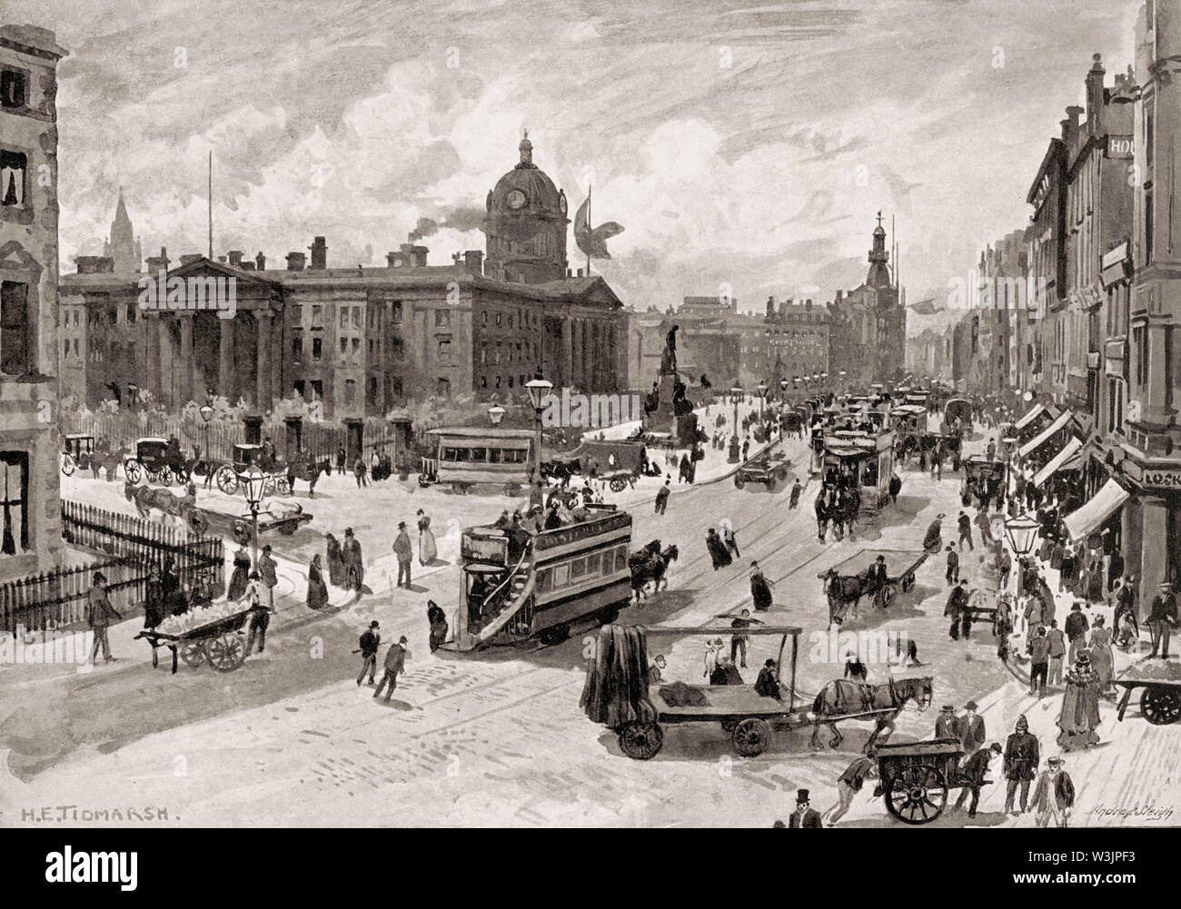 Manchester Piccadilly, Royal Infirmary, Manchester, Inghilterra, Regno Unito, XIX secolo Foto Stock