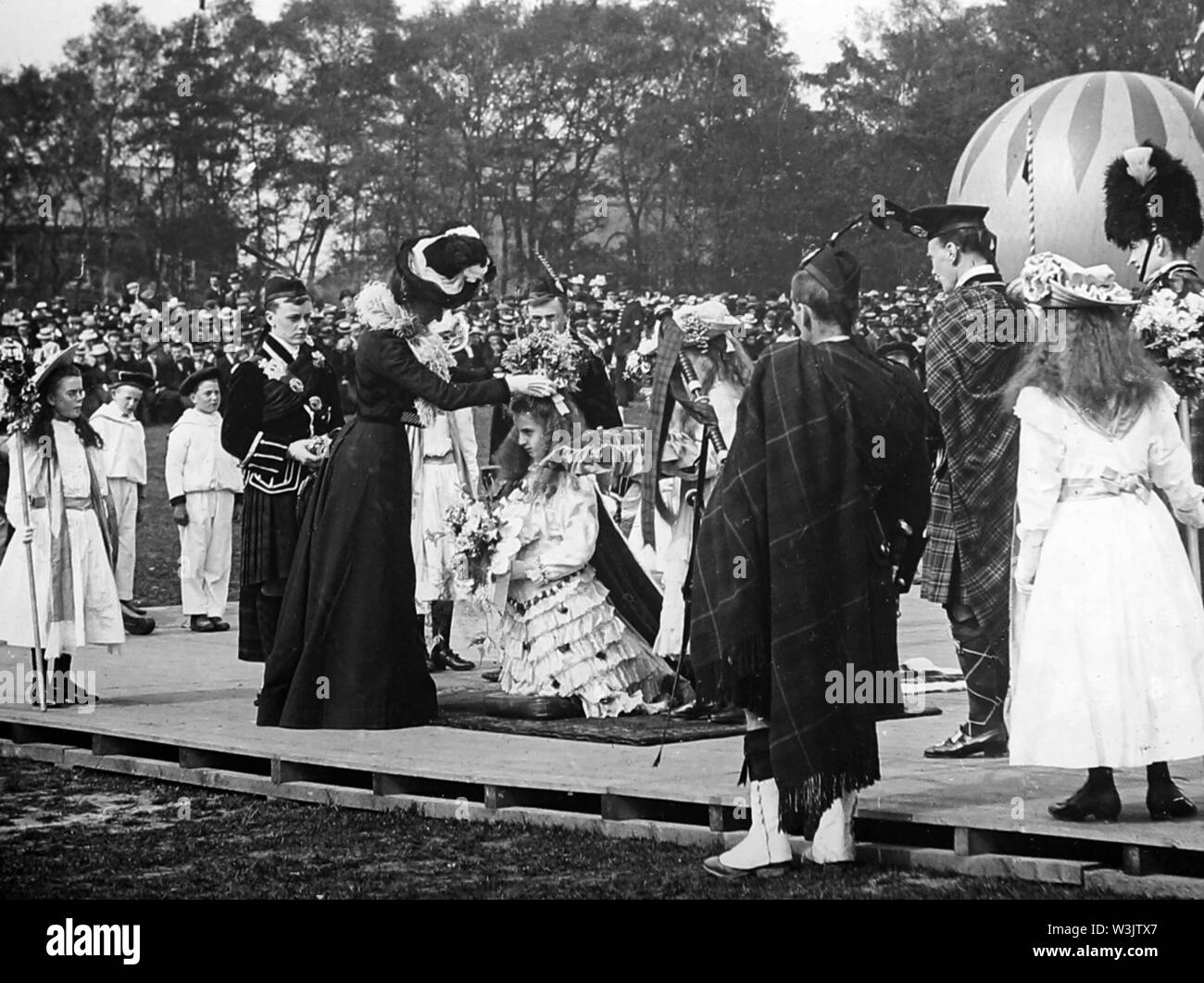 Festival di maggio, Leyland in 1900 Foto Stock