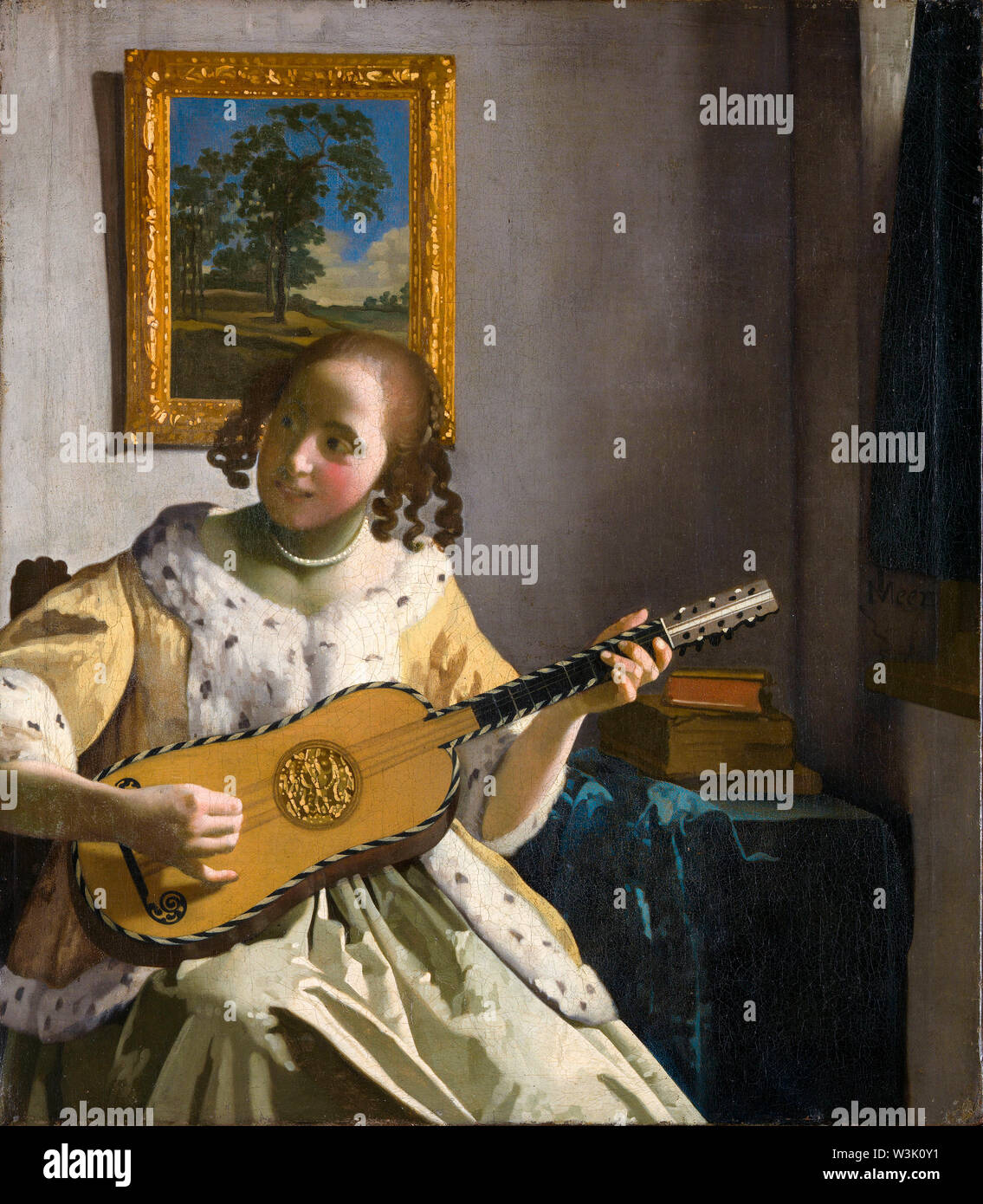 Woman guitar painting immagini e fotografie stock ad alta risoluzione -  Alamy