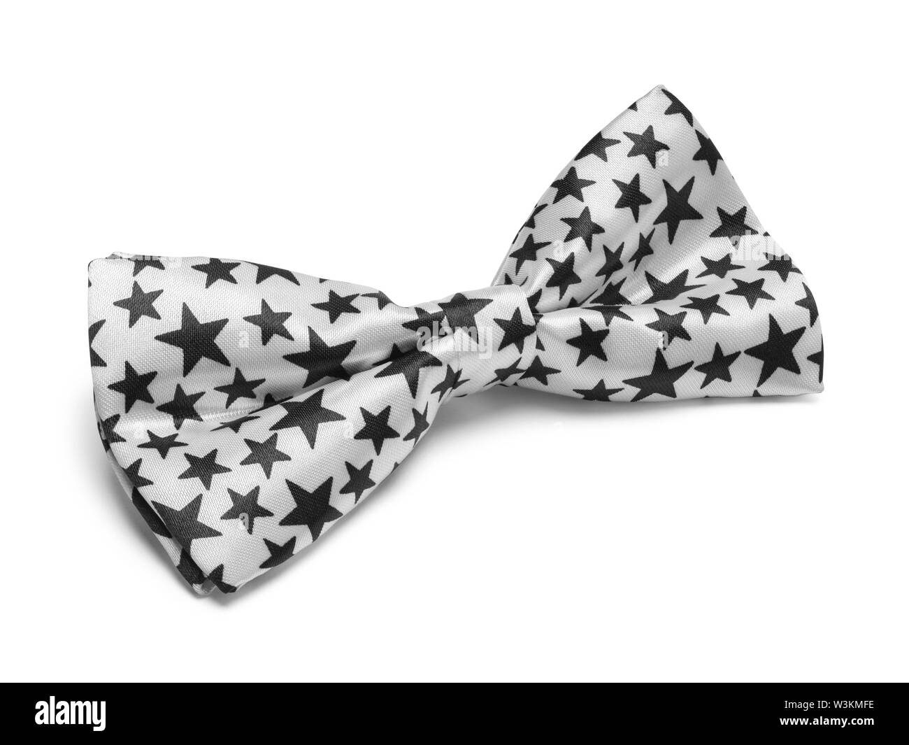 Il filtro Bow Tie con stelle isolati su sfondo bianco. Foto Stock