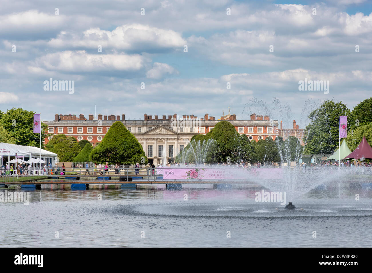 RHS Hampton Court flower show 2019. Hampton Court, East Molesey, Surrey, Regno Unito Foto Stock