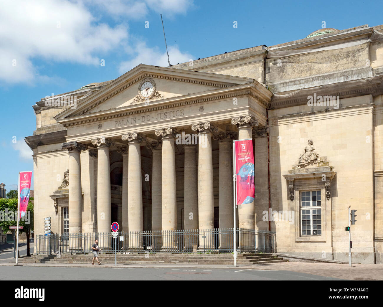 Palais de Justice, Caen, Normandia, Francia Foto Stock