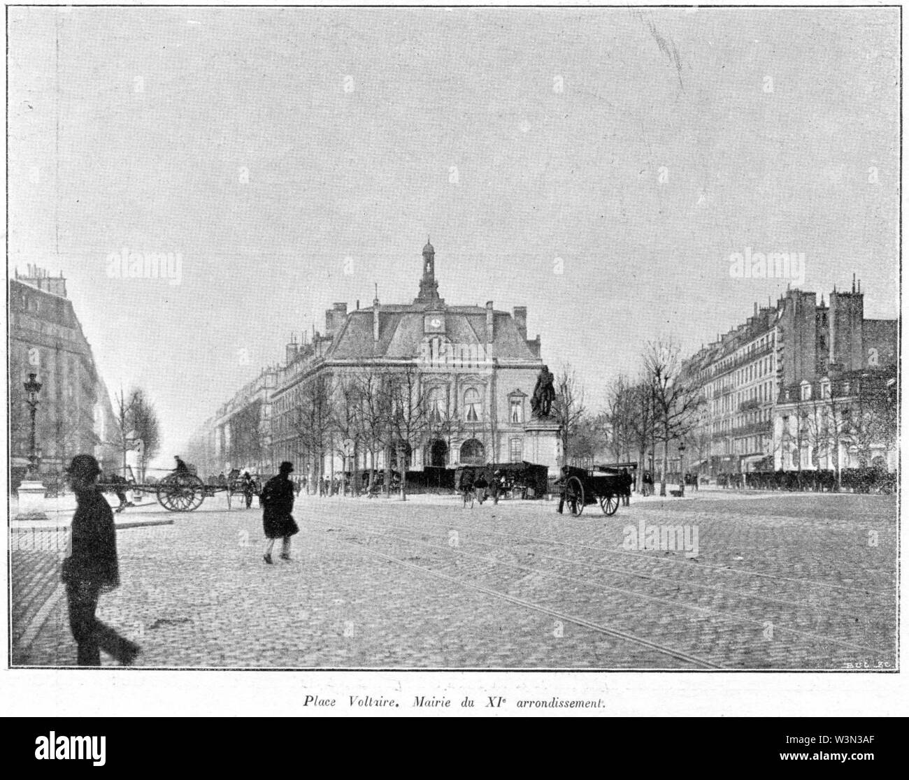 Clément Maurice Paris en plein air, BUC, 1897,154 Luogo Voltaire, Mairie du XIe arrondissement. Foto Stock