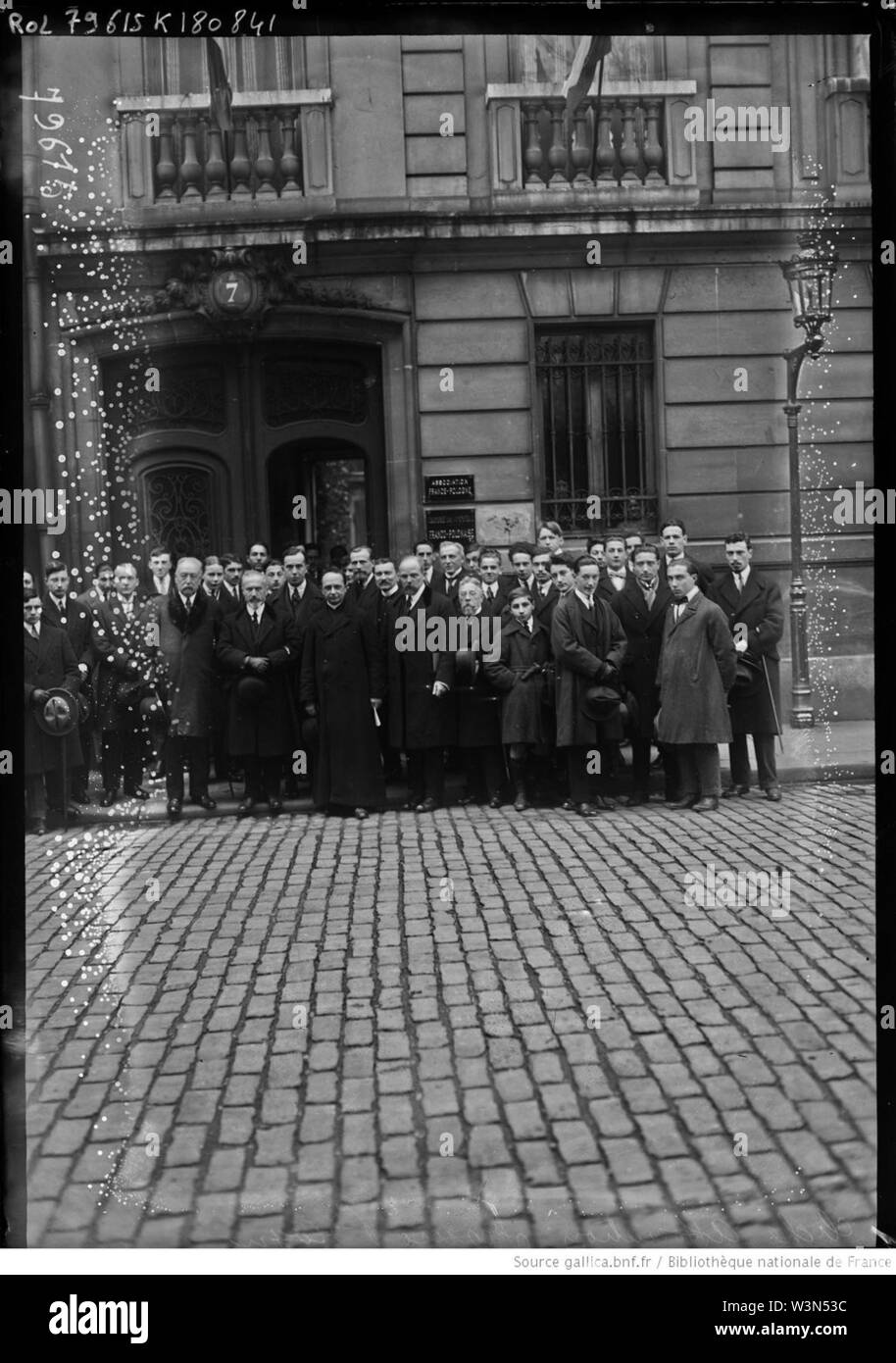 Associazione cliché France-Pologne 1922. Foto Stock