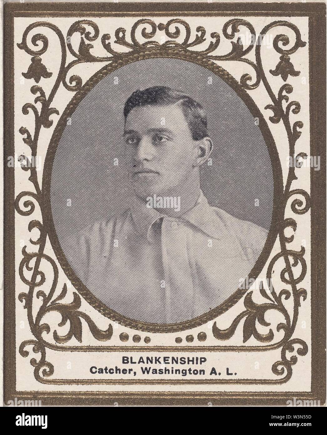 Cliff Blankenship, Washington cittadini, baseball card ritratto Foto Stock