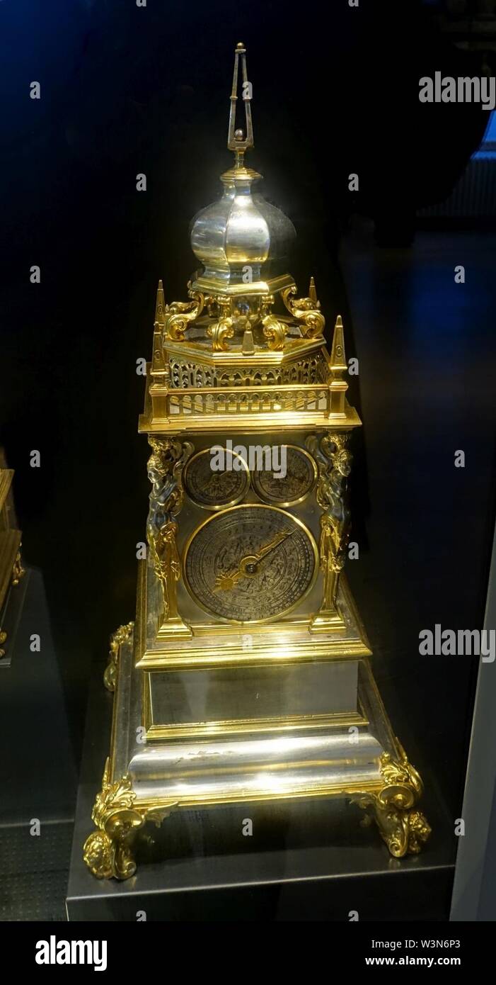 Orologio, Hans Jerg Merckle der Altere, 1588-1634 - Foto Stock