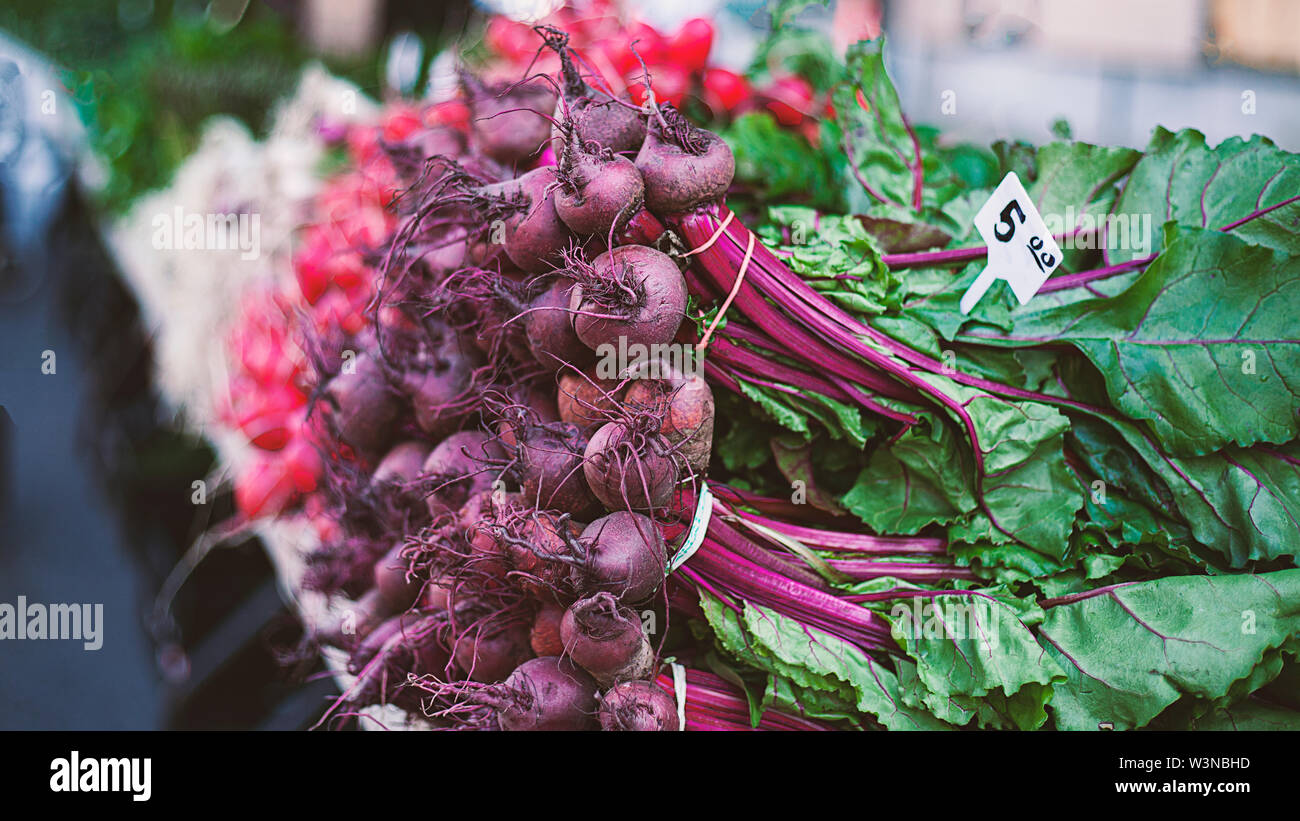 Il mercato agricolo Foto Stock
