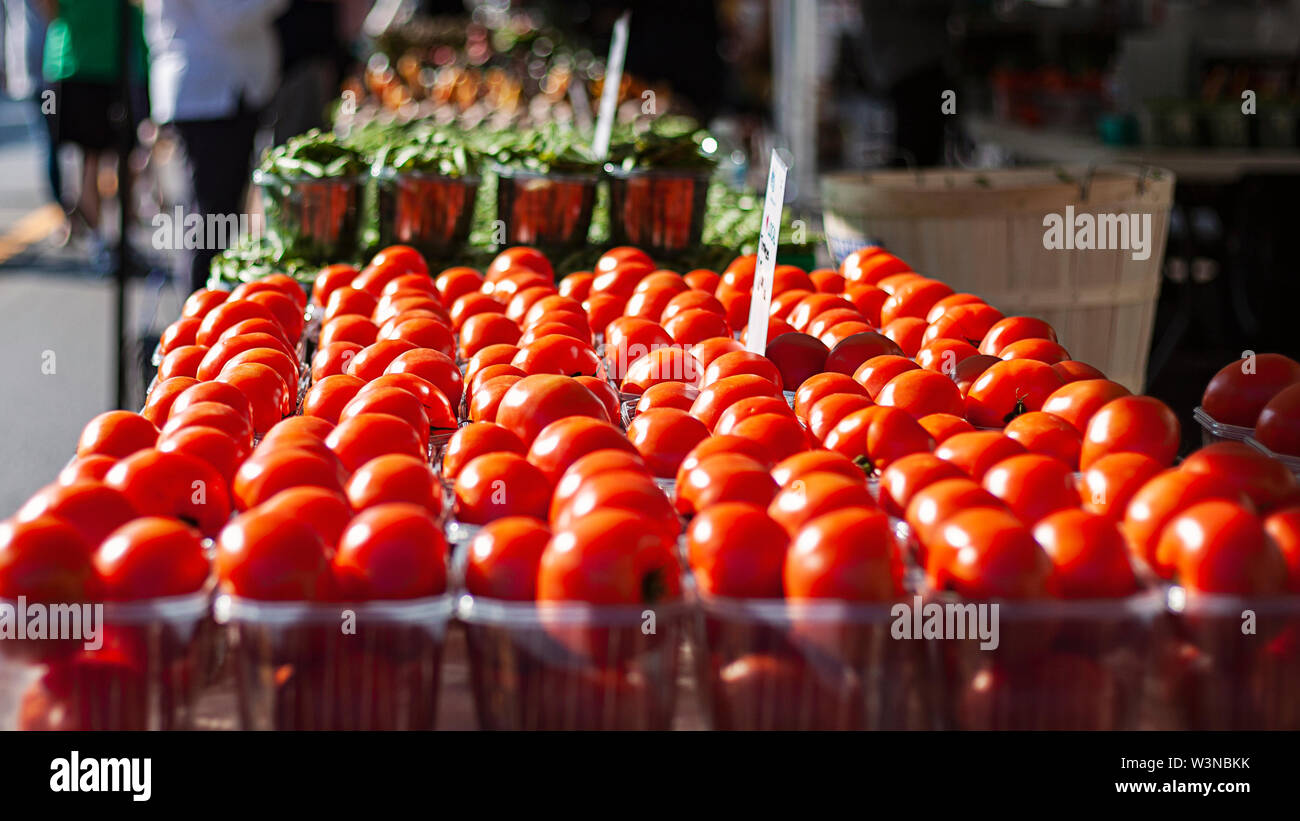 Il mercato agricolo Foto Stock