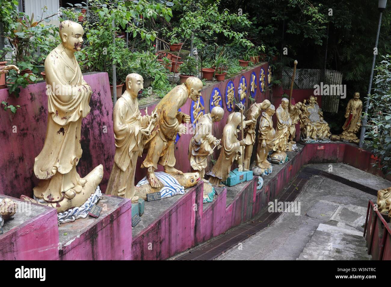 Diecimila Buddha Foto Stock