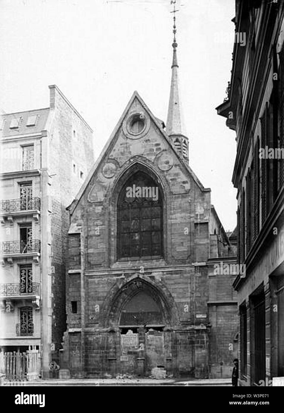 Collège de Beauvais (ancien) - Chapelle ensemble ouest - Paris - Médiathèque de l'architecture et du patrimoine - APMH00011844. Foto Stock