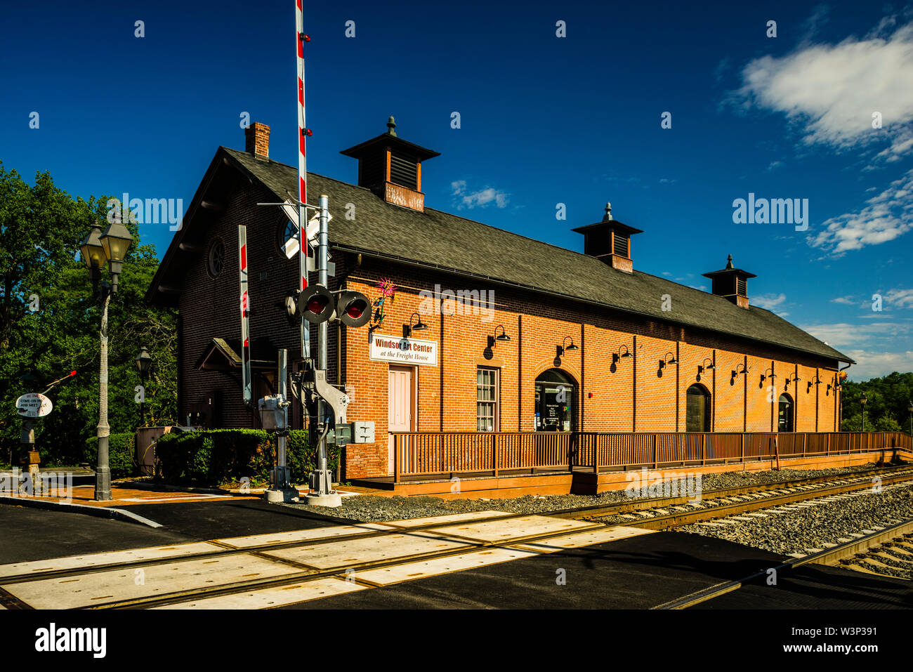 Hartford & New Haven Railroad-Freight Depot   Windsor, Connecticut, Stati Uniti d'America Foto Stock