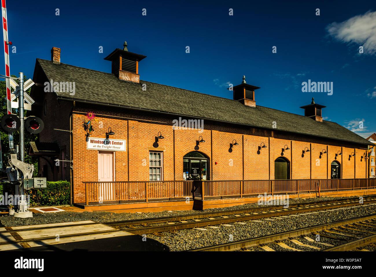 Hartford & New Haven Railroad-Freight Depot _ Windsor, Connecticut, Stati Uniti d'America Foto Stock