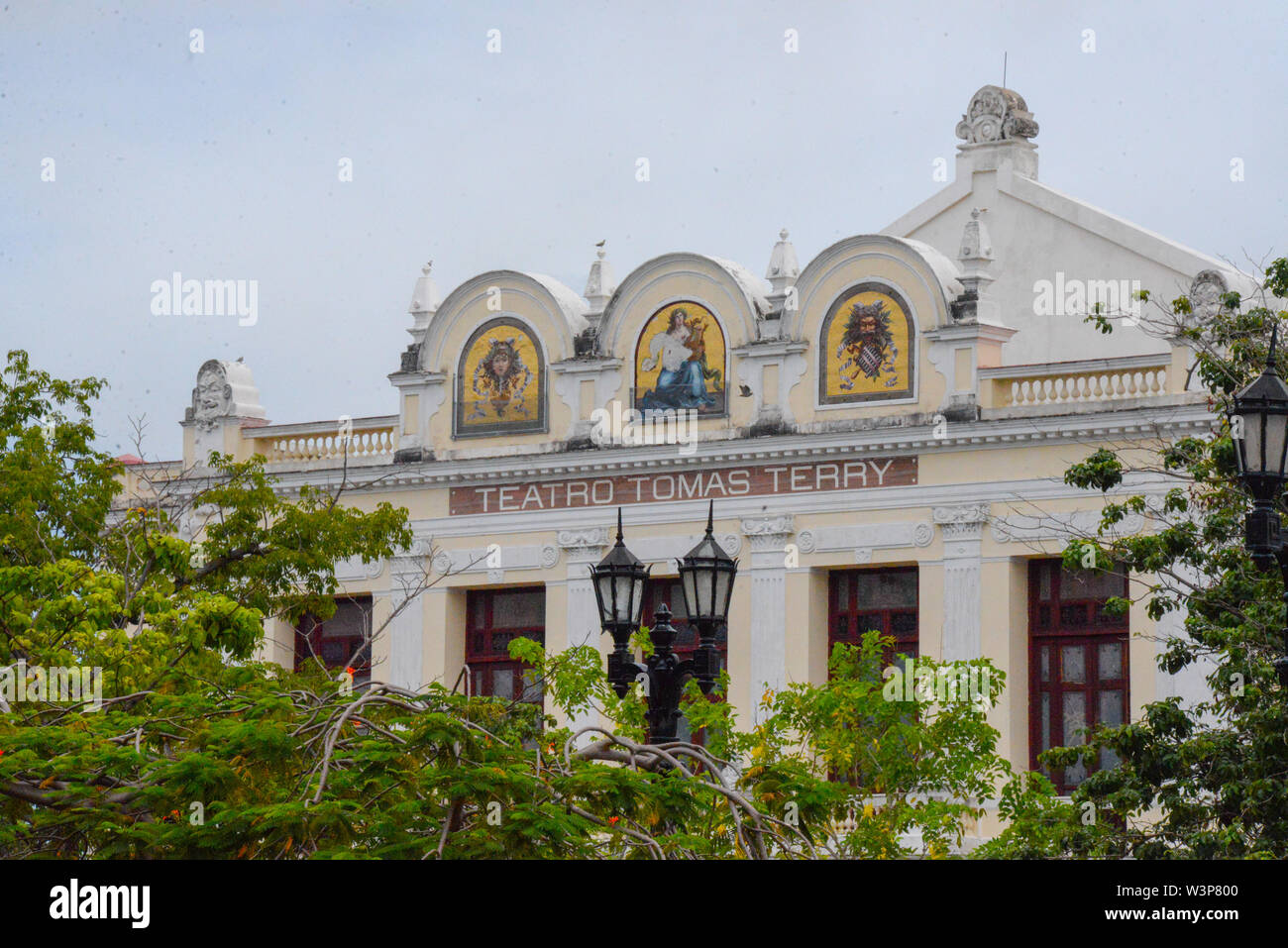 America, Caraibi, Cuba, Cienfuegos, Tomas Terry Theater Foto Stock