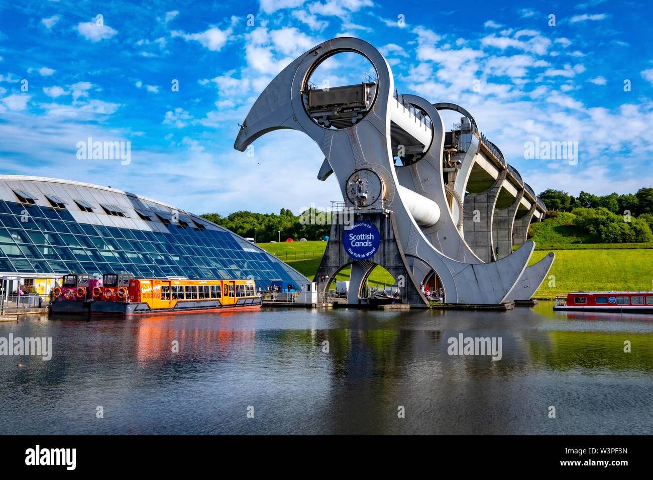 Falkirk Wheel,Scozia Scotland Foto Stock