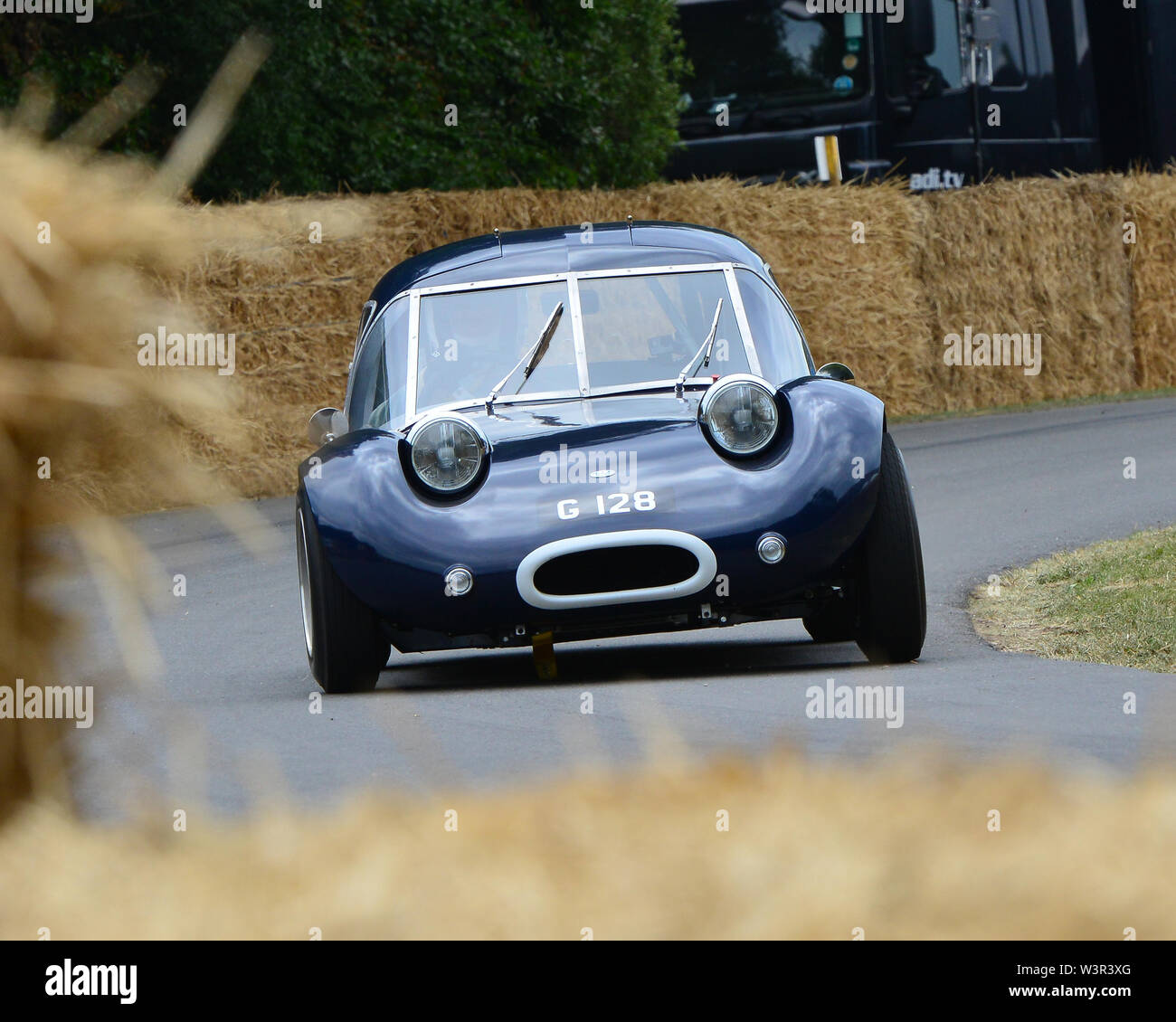 Matteo Panini, Marcos GT Italianwoodtech, Goodwood Festival della velocità, 2019, Festival della velocità, velocità re, Motorsport di registrare gli interruttori automatici, luglio 2019, Motorsport Foto Stock