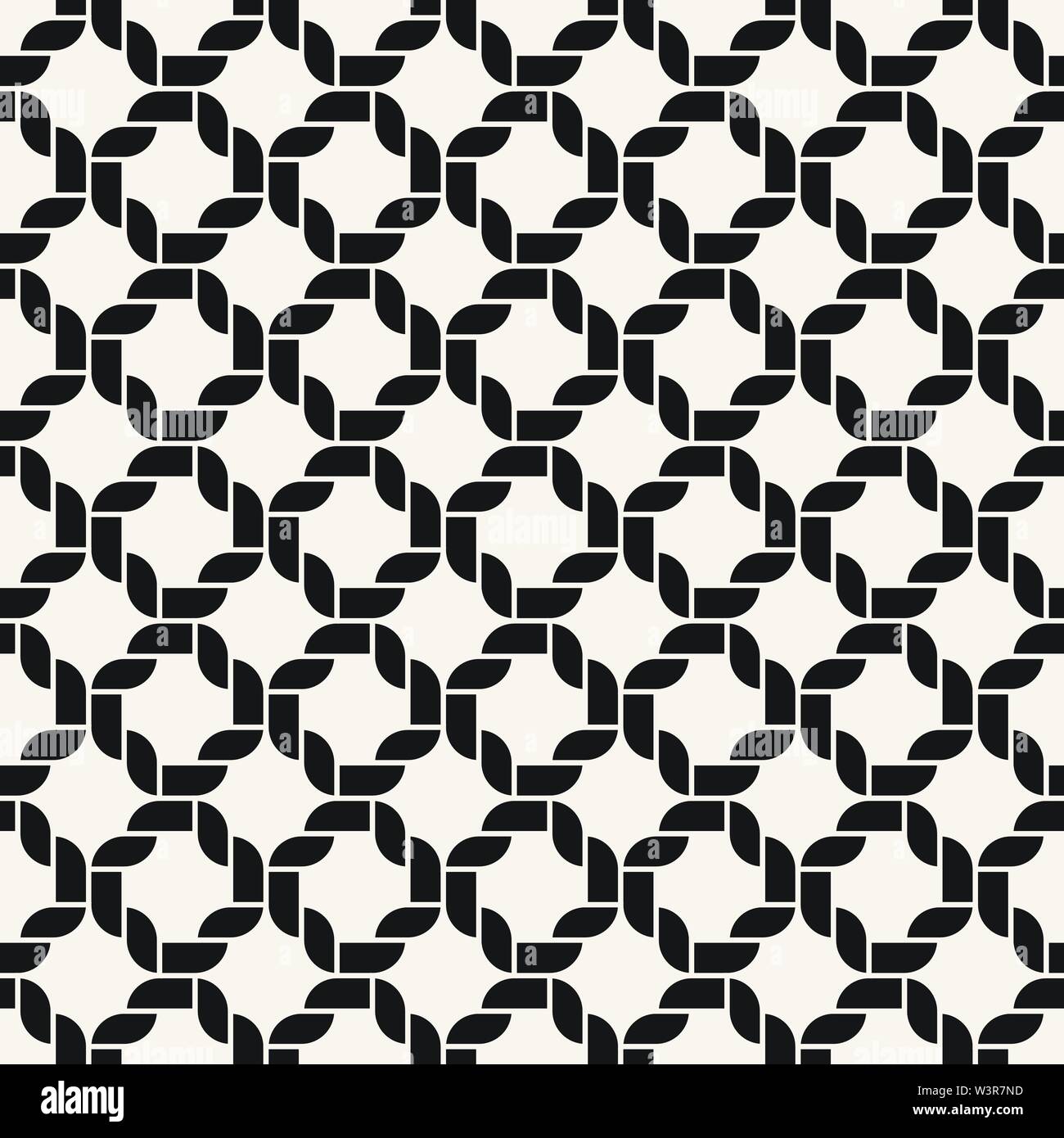 Tessuti di vettore seamless pattern. Elegante intreccio di texture. Geometrica decorativa linee interlacciate. Illustrazione Vettoriale