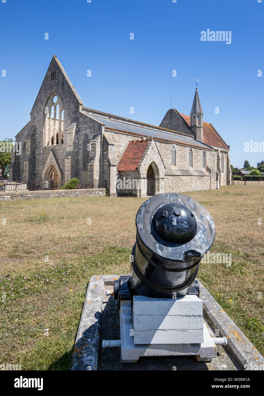 Royal chiesa Garrison, nel centro di Portsmouth, Hampshire, Regno Unito Foto Stock