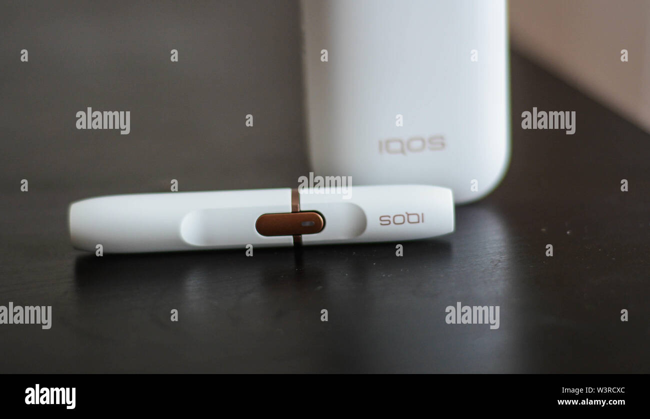 Calore IQOS-non-burn tabacco tecnologia del prodotto Foto Stock