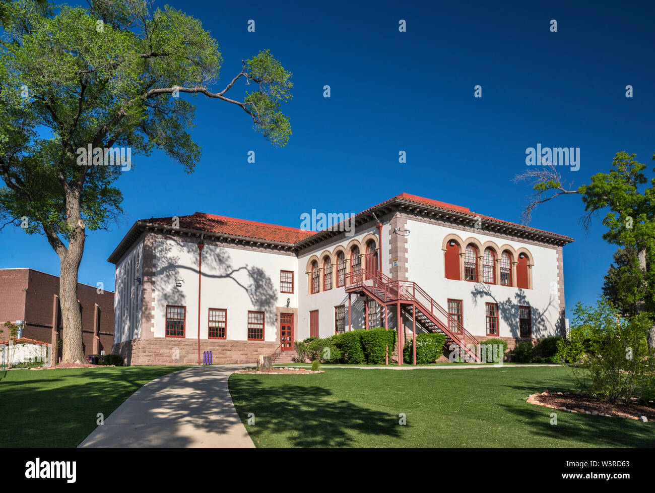 Rodgers Hall, Uffici Amministrazione del New Mexico Highlands University, Las Vegas, New Mexico, NEGLI STATI UNITI Foto Stock