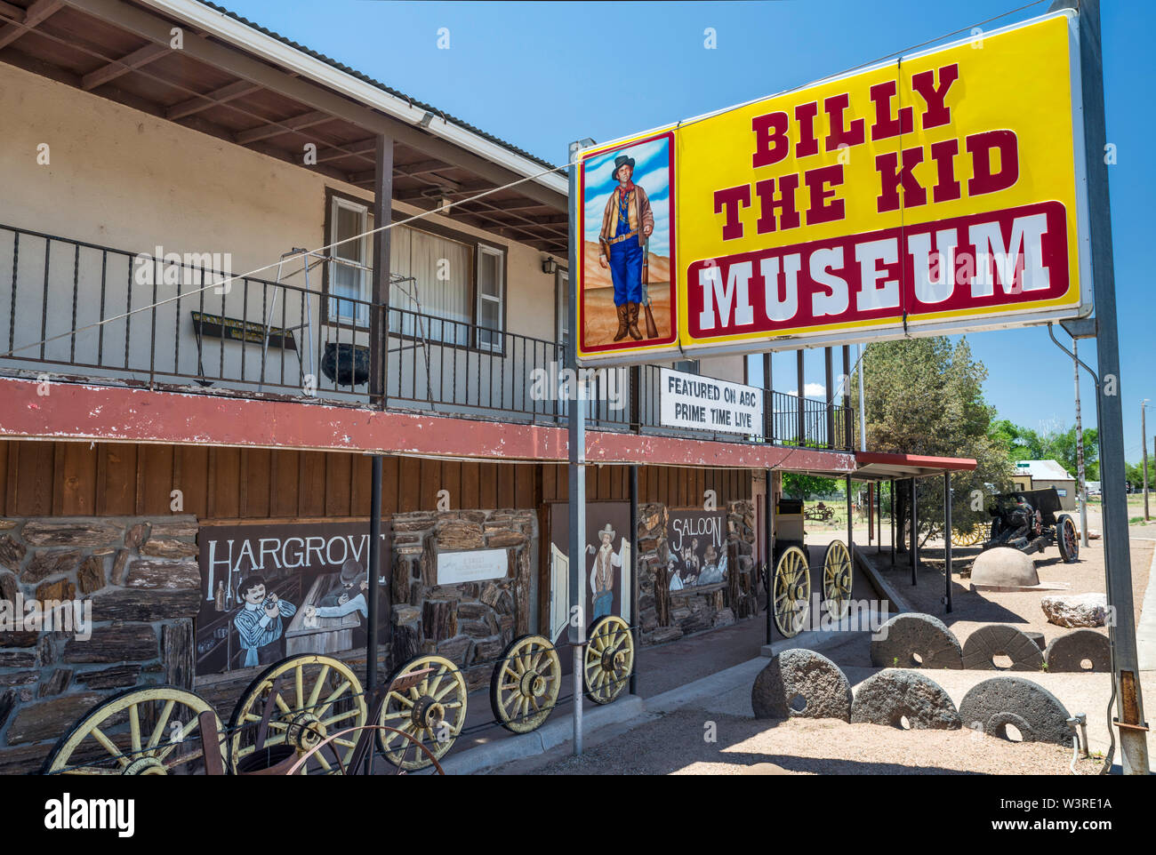 Billy the Kid Museum, Fort Sumner, Nuovo Messico, STATI UNITI D'AMERICA Foto Stock