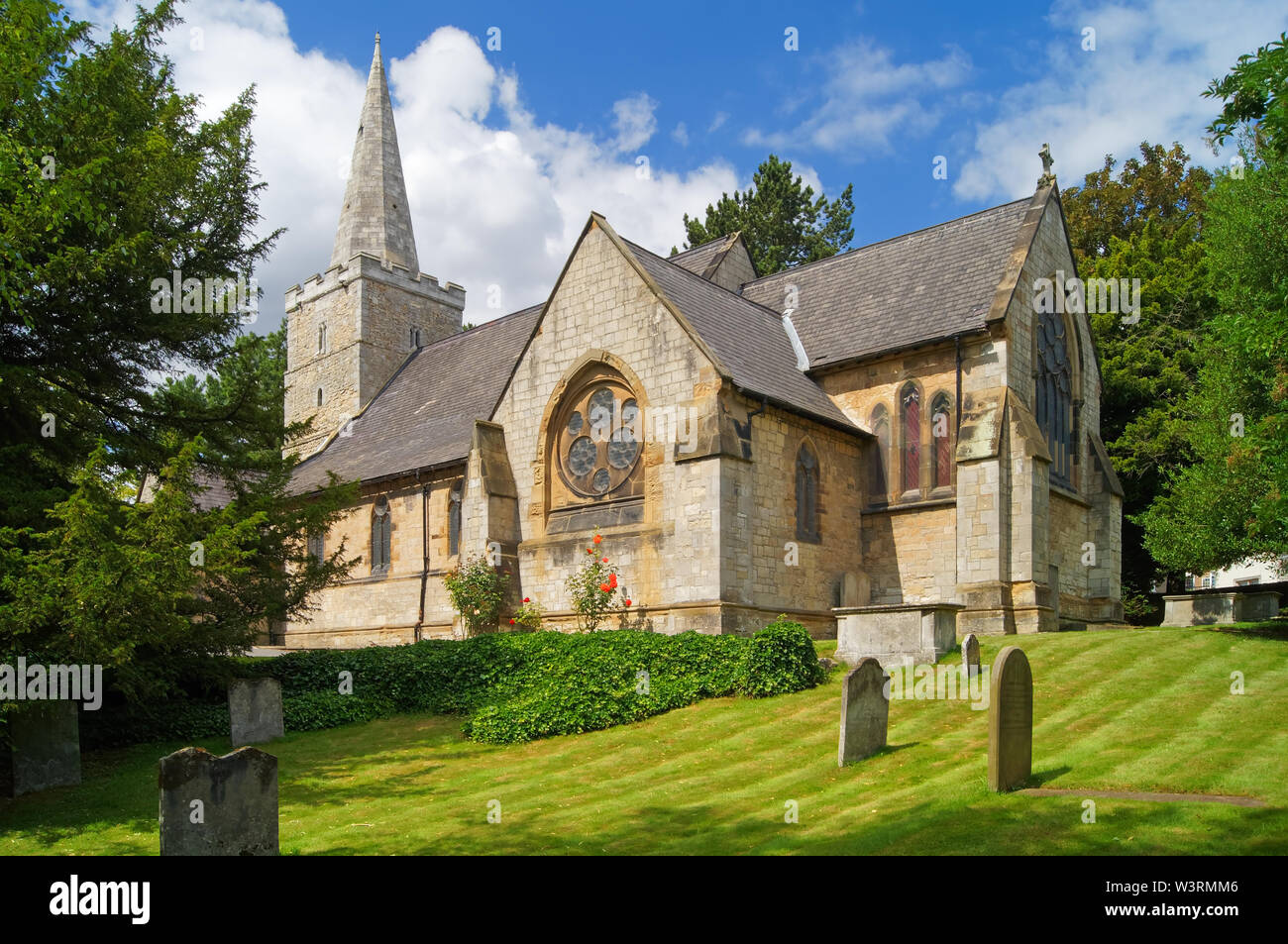 UK,South Yorkshire,Maltby,St Bartholemews Chiesa Foto Stock