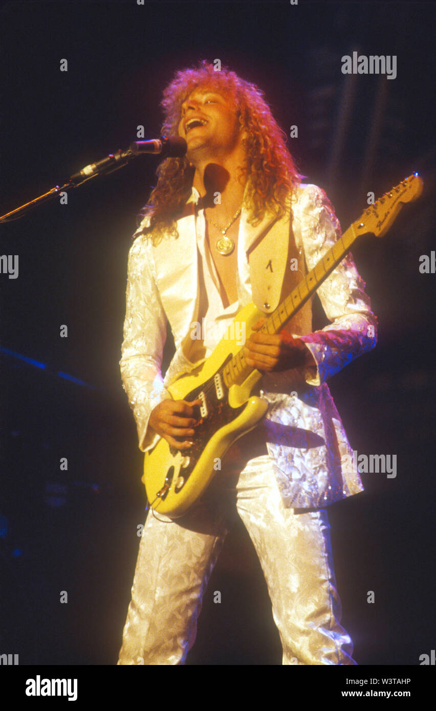 CHICAGO noi del gruppo rock con Donnie Dacus circa 1978. Photo: Jeffrey Mayer Foto Stock