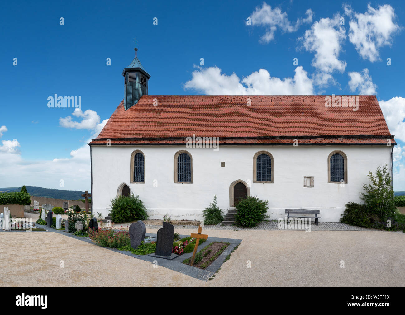 Cappella Wurmlinger Kapelle, Germania - Panorama Foto Stock