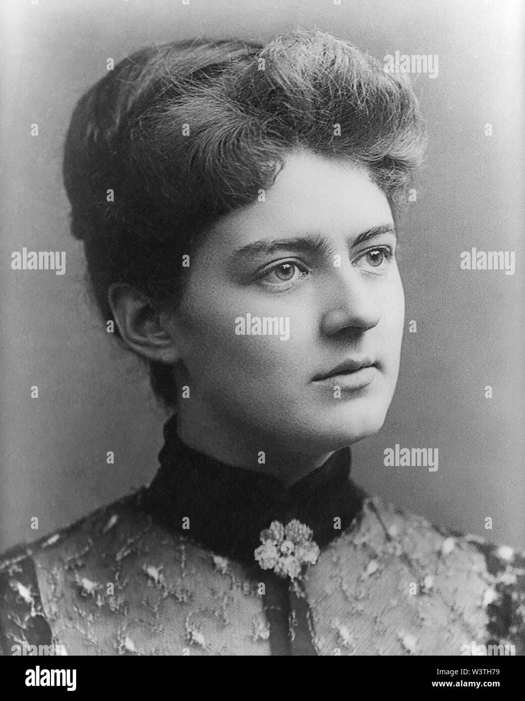 Frances Cleveland (1864-1947), First Lady degli Stati Uniti 1886-89 e 1893-97, come moglie di U.S. Presidente Grover Cleveland, fotografia di George Prince, 1886 Foto Stock