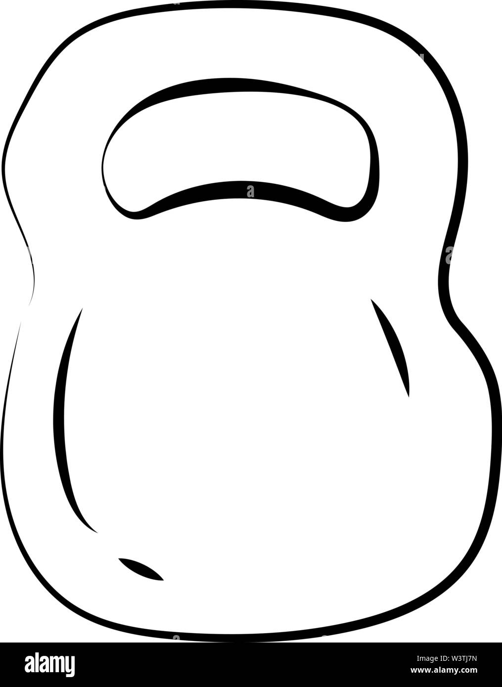 Schizzo cargo, illustrazione vettore su sfondo bianco. Illustrazione Vettoriale