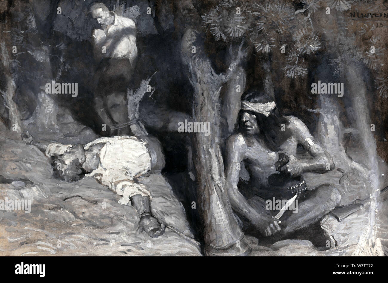 NC Wyeth lo ringrazio per la conoscenza che ho non deve raccontare Foto Stock