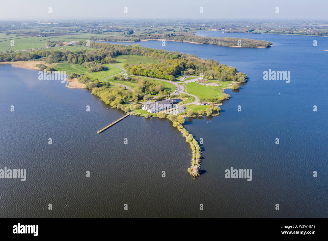 Oxford isola riserva naturale e Lough Neagh Foto Stock