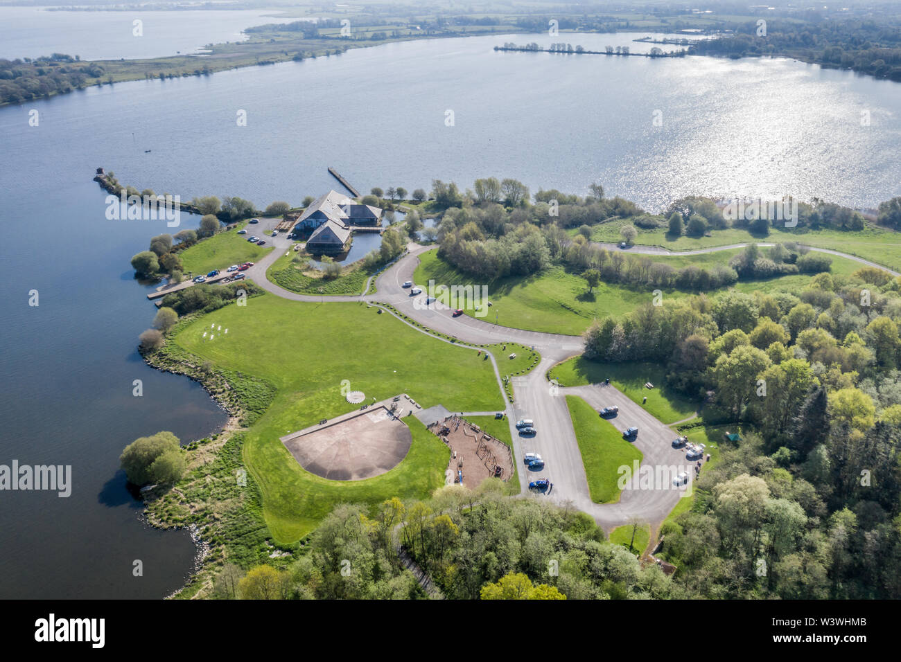 Oxford isola riserva naturale e Lough Neagh Foto Stock