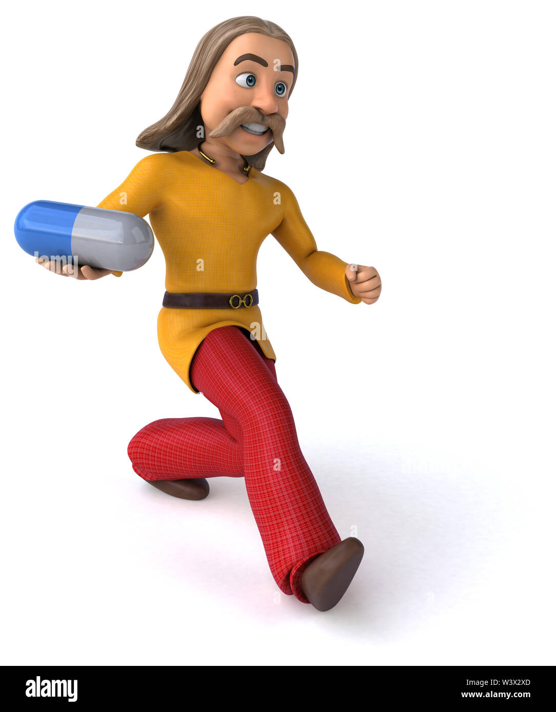 Divertimento gaulois - 3D illustrazione Foto Stock