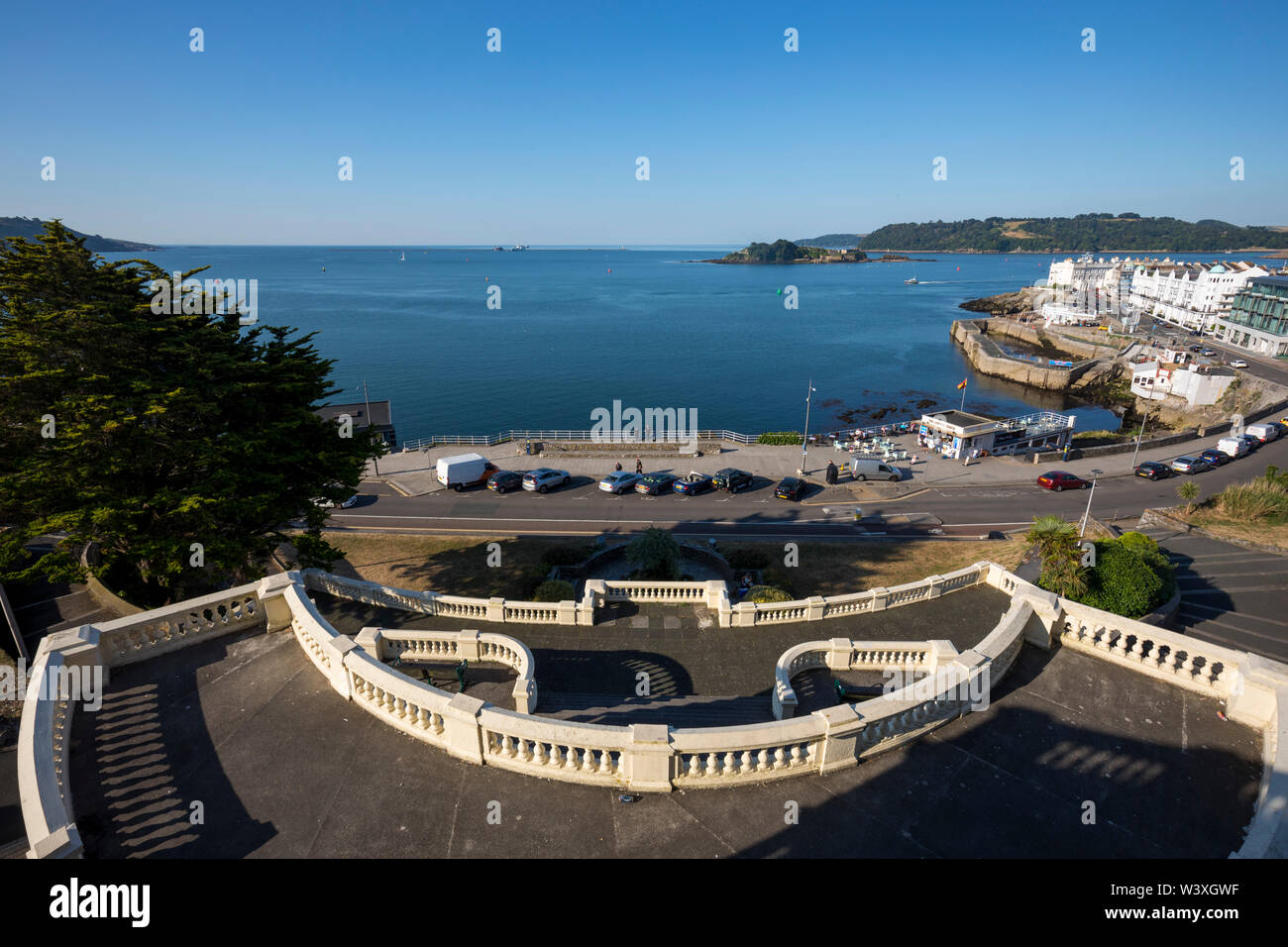 Plymouth Hoe; Devon, Regno Unito Foto Stock