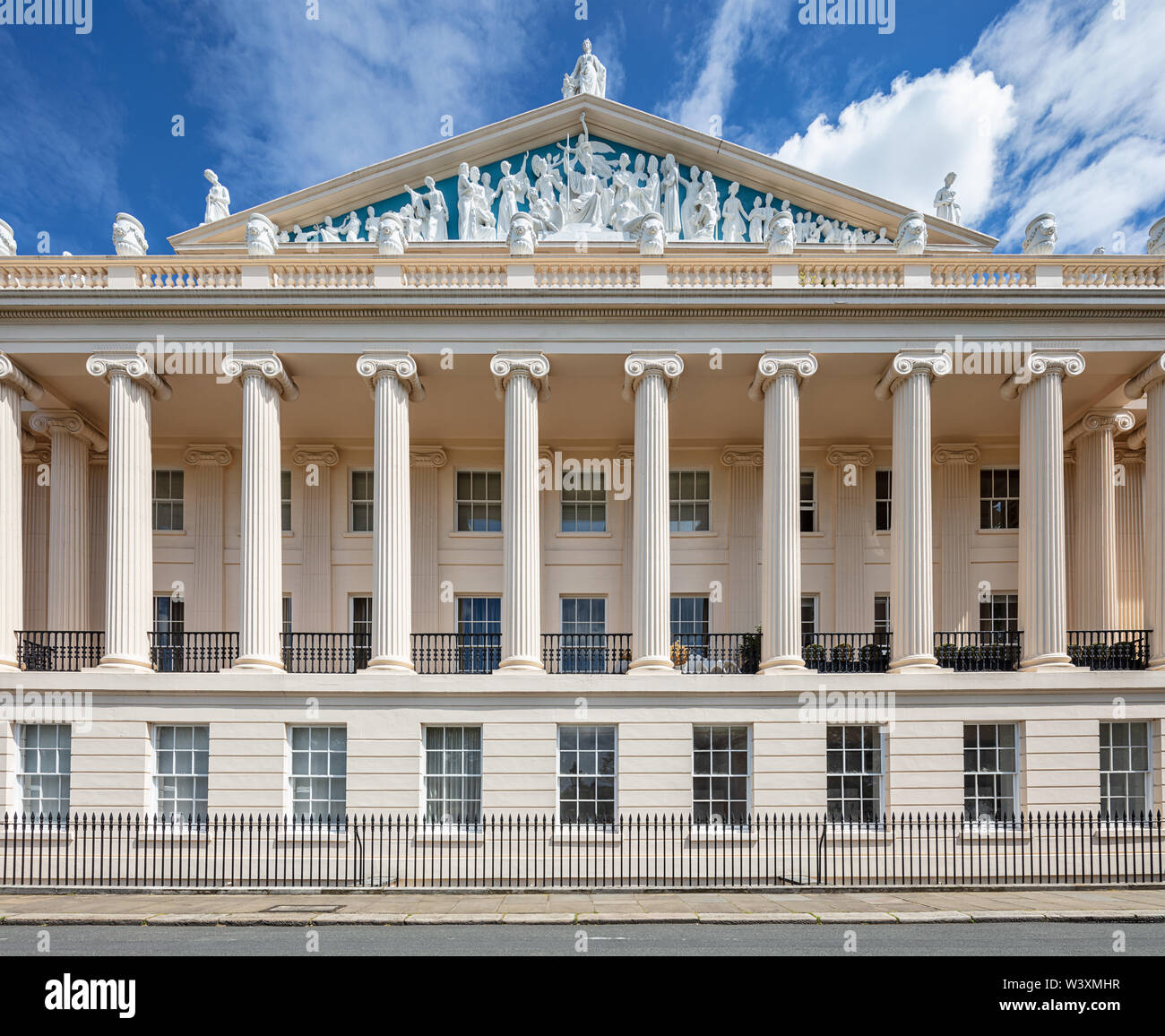 Cumberland terrazza, Regents Park, Londra Foto Stock