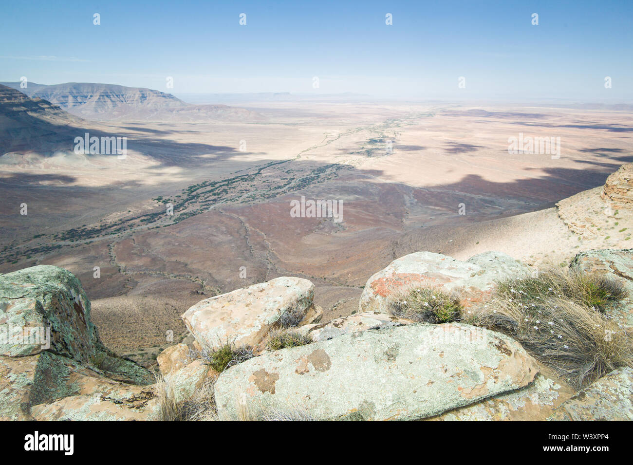 Tankwa Karoo National Park, Northern Cape, Sud Africa è la patria di molti 4x4 sentieri a scendere dal percorso battuto e esplorare questo arido ma bella l Foto Stock