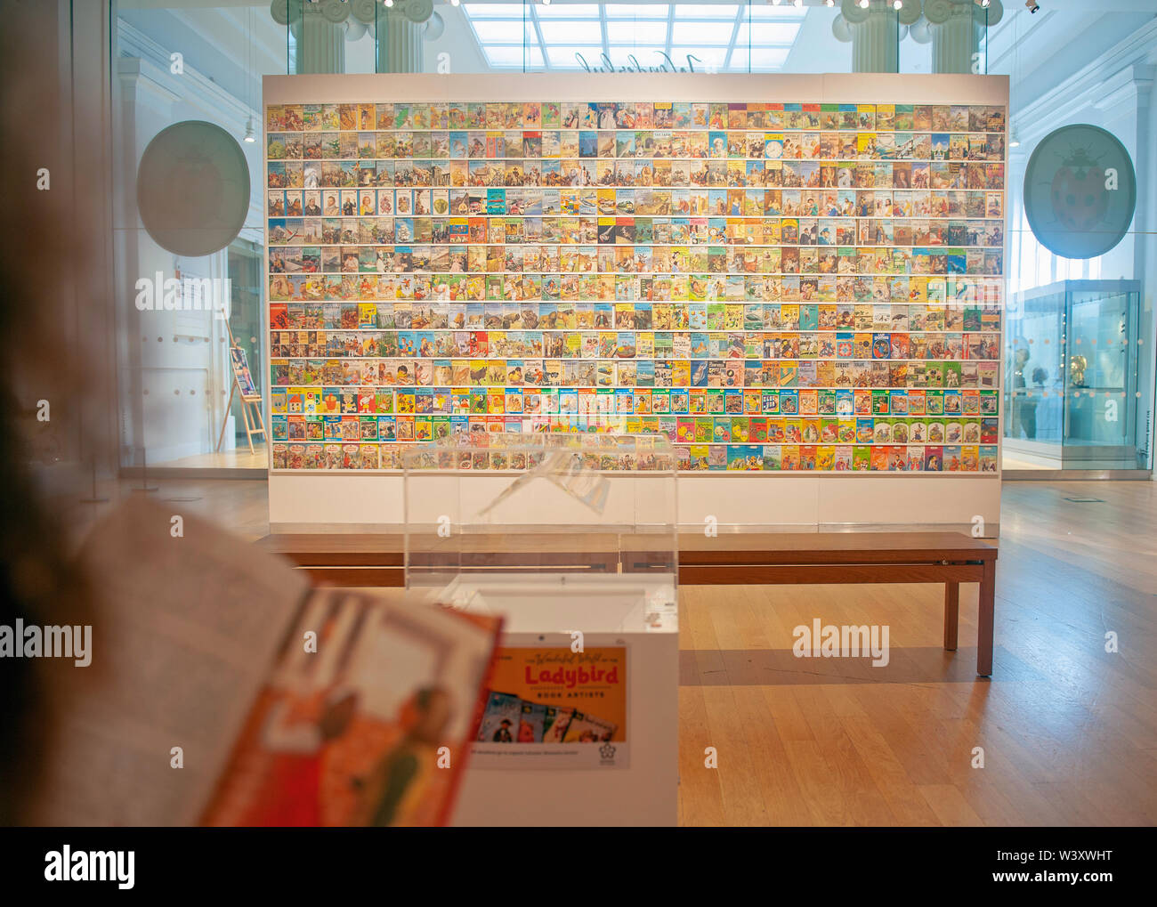 Ladybird libri mostra a New Walk Museum di Leicester, Regno Unito Foto Stock