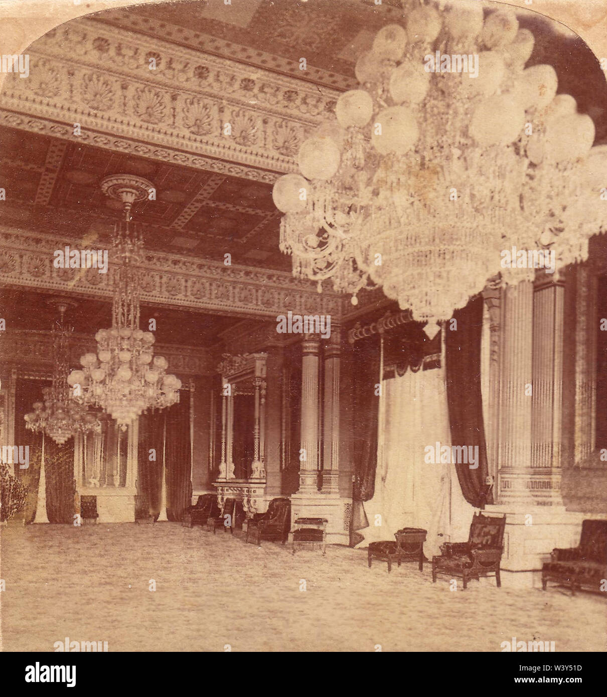 Grande Sala Est, Presidente's Mansion. Washington. D.C., USA. 1897. Foto Stock