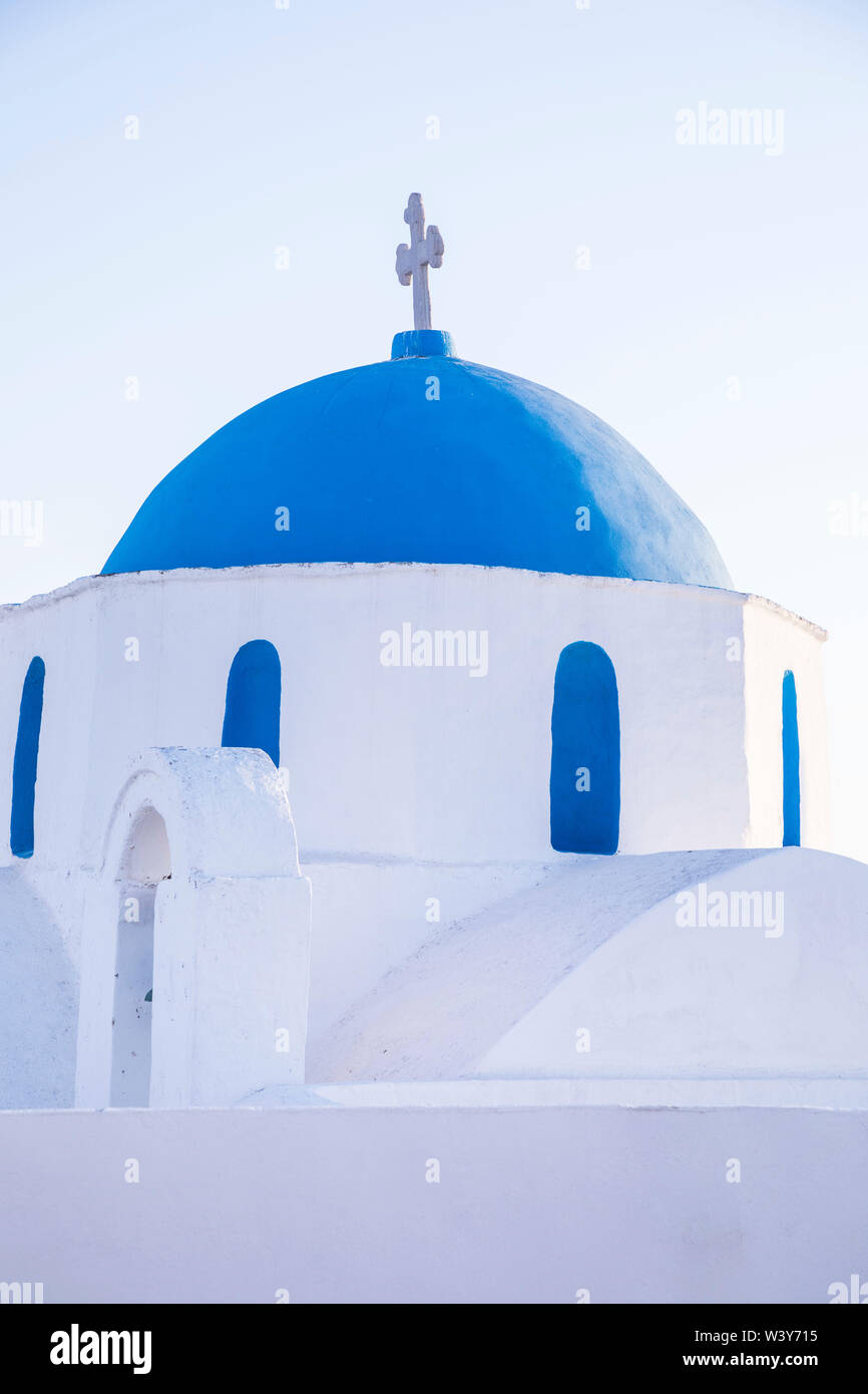 Greco cappella ortodossa, Naousa, Paros, Cyclade Islands, Grecia Foto Stock