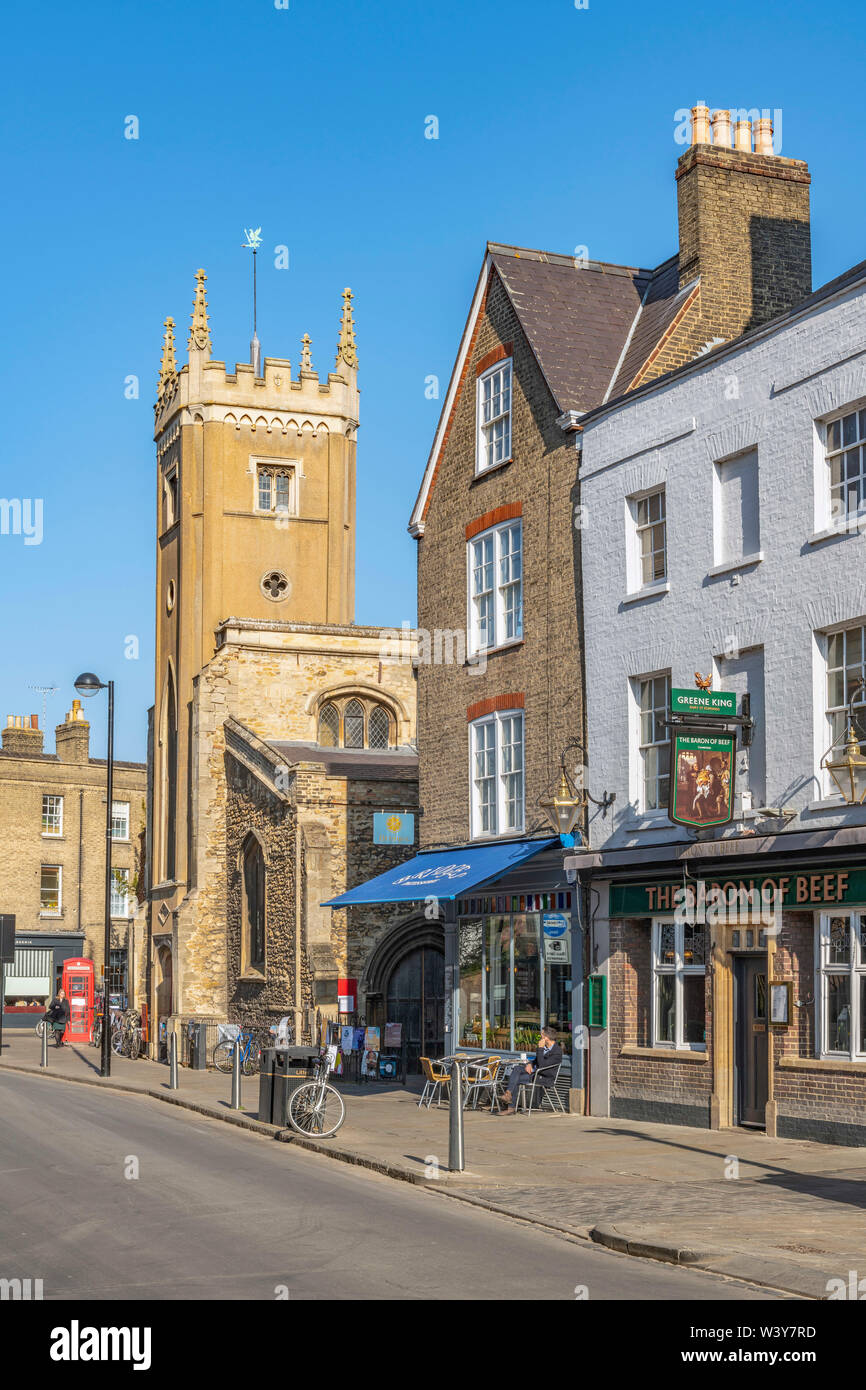 Regno Unito, Inghilterra, Cambridge, Bridge Street Foto Stock