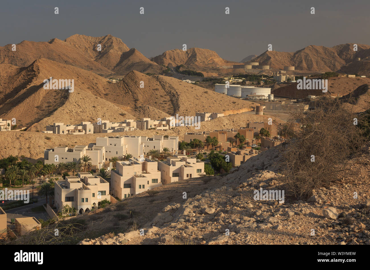 La città di Muscat Oman Foto Stock
