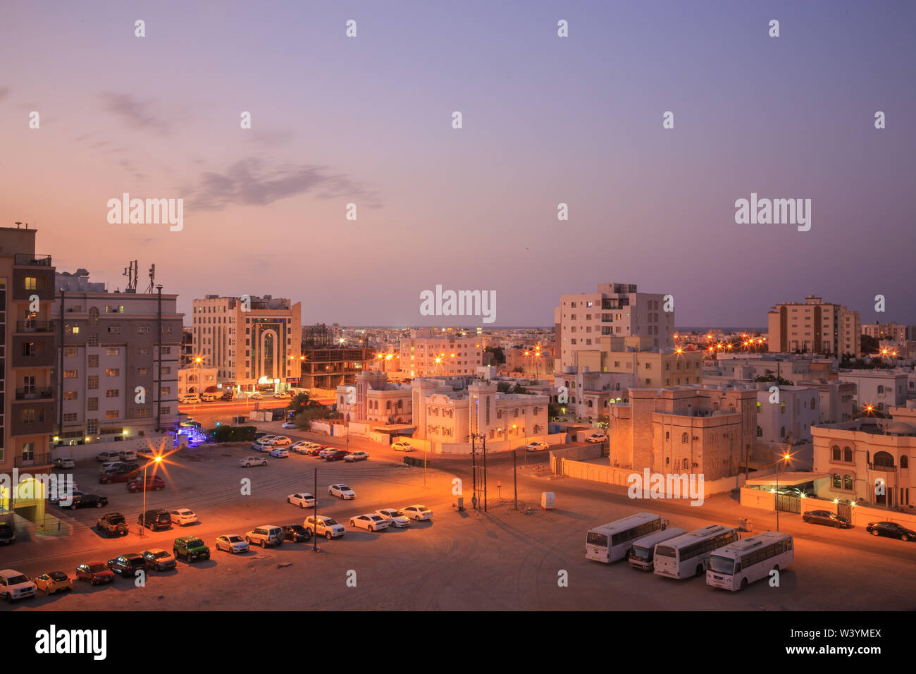 La città di Muscat Oman Foto Stock