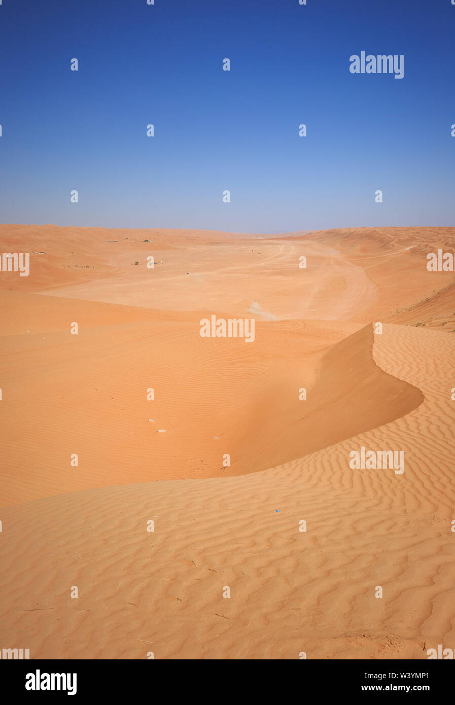 Il Wahiba desert in Oman Foto Stock