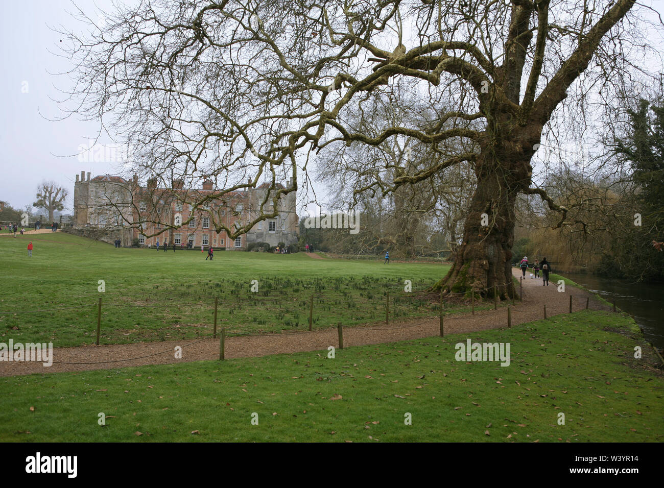 Vecchio famoso London piano, pensato per essere il più antico del paese, Mottisfont giardini, romsey, hampshire, Regno Unito Foto Stock