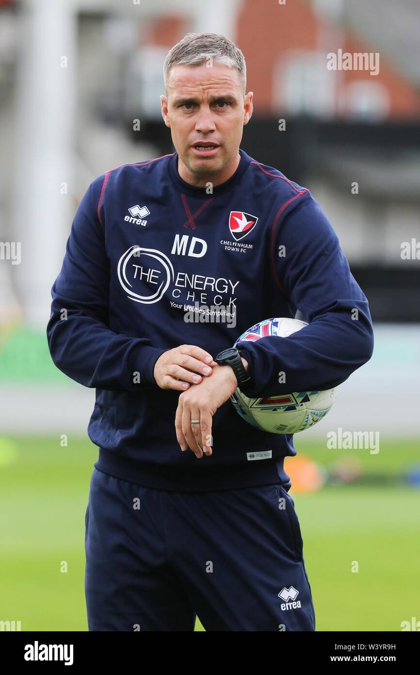 Hereford FC v Cheltenham Town FC a Edgar Street (pre-stagione amichevole - 17 luglio 2019) - Michael Duff foto da Antony Thompson - Migliaia di parola a me Foto Stock