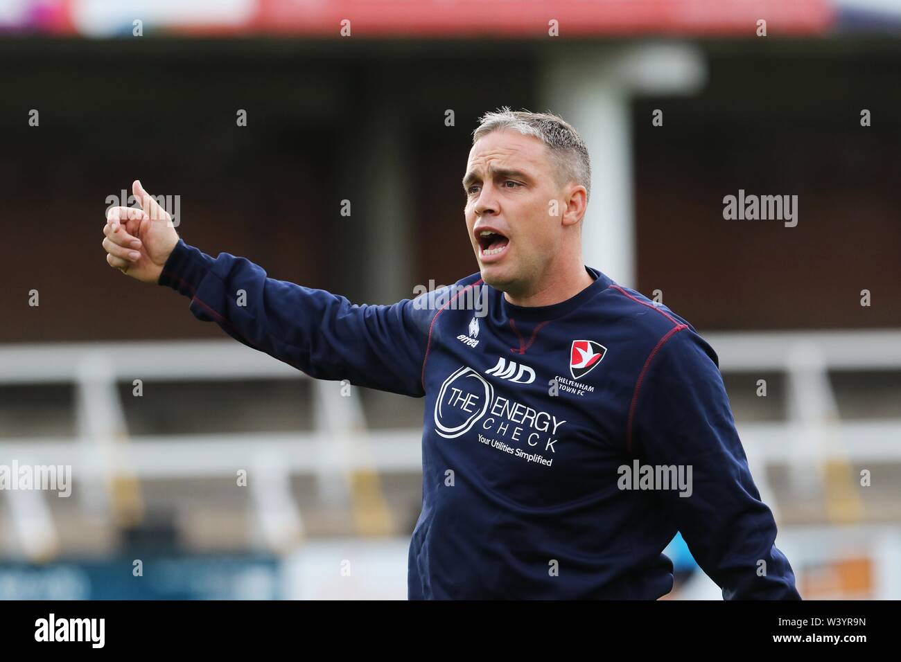 Hereford FC v Cheltenham Town FC a Edgar Street (pre-stagione amichevole - 17 luglio 2019) - Michael Duff foto da Antony Thompson - Migliaia di parola a me Foto Stock