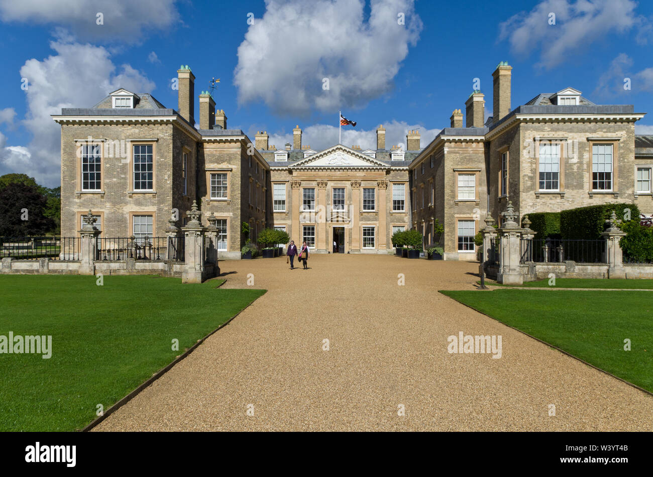 Althorp House, una casa nobiliare e la residenza del Conte Spencer nel suo parco, Northamptonshire, Regno Unito Foto Stock