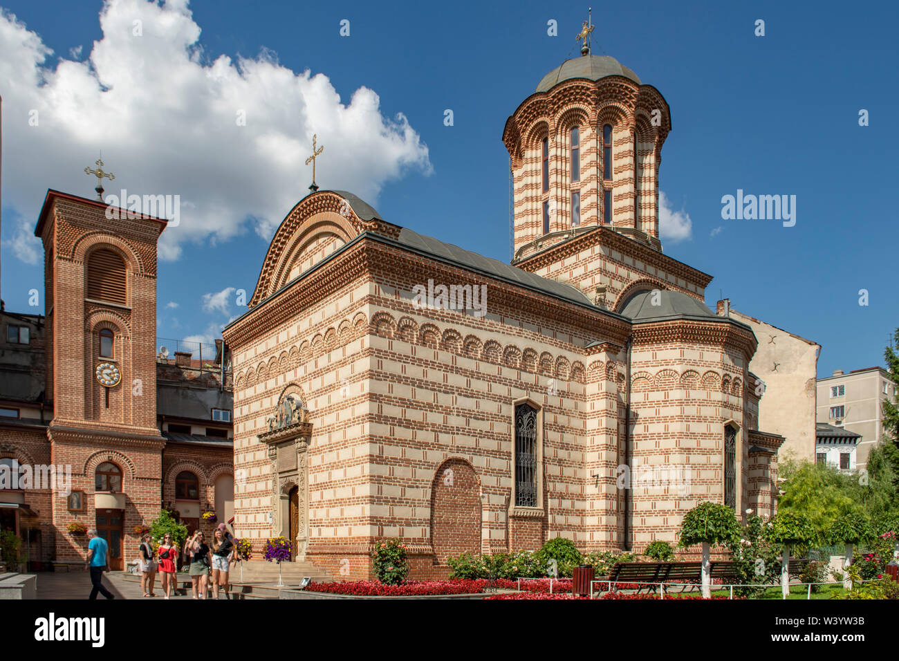 Vecchia Chiesa di Corte, Bucarest, Romania Foto Stock