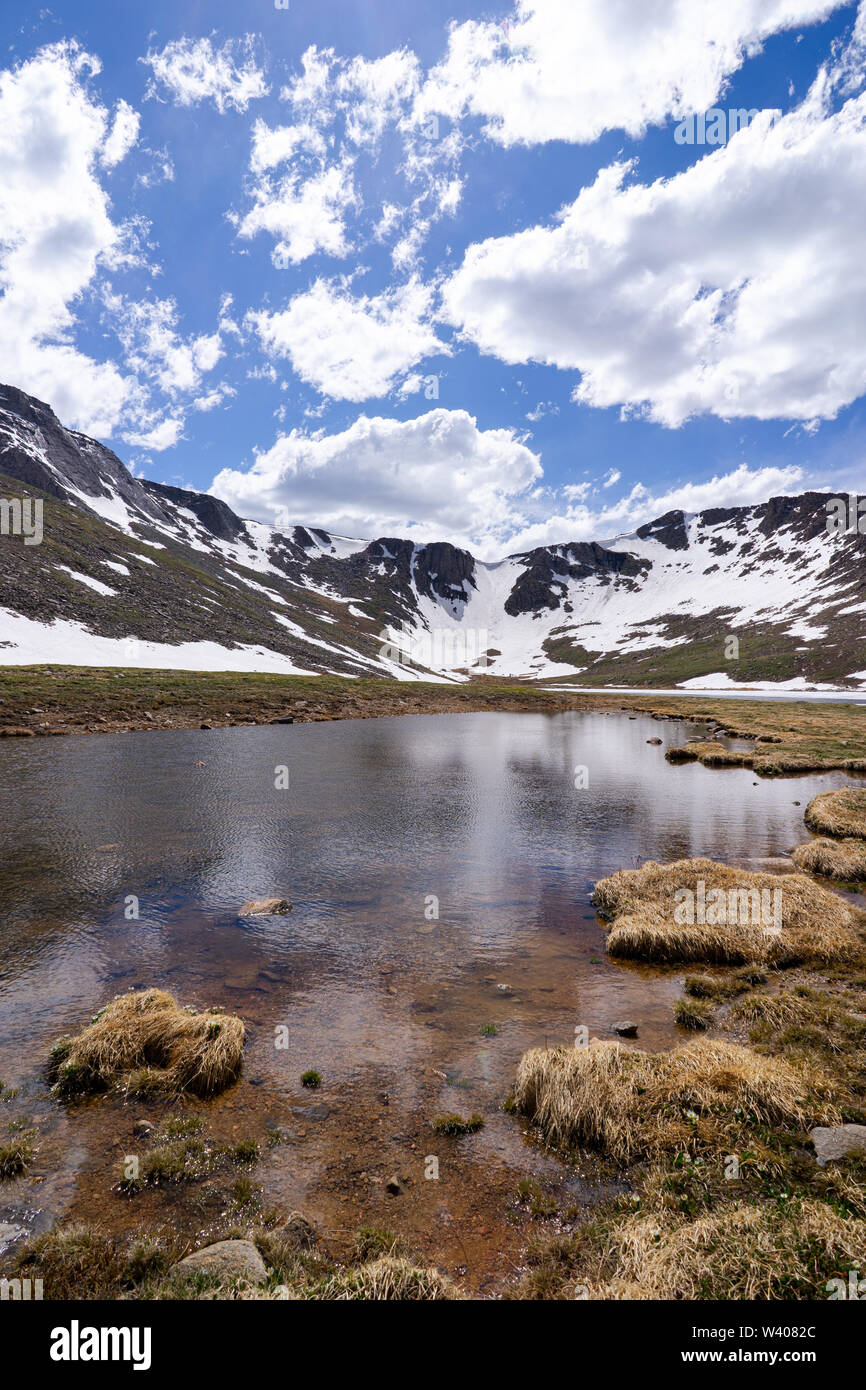 Vertice Lago Park a Mt. Evans ad alta quota in Colorado Foto Stock
