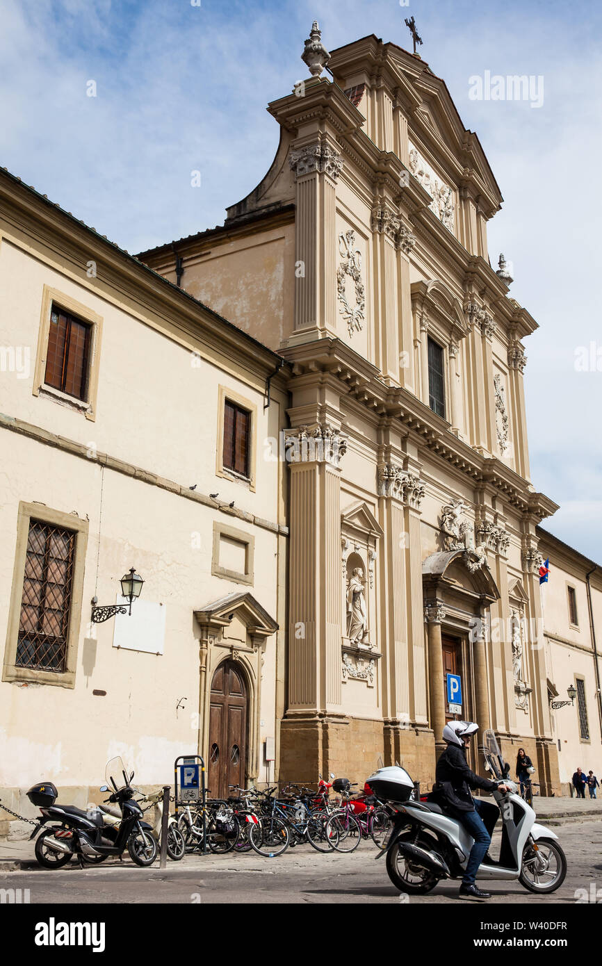 Firenze, Italia - Aprile 2018: il Museo Nazionale di San Marco alloggiata nella sezione monumentale del medievale convento domenicano dedicato a San Marco Foto Stock